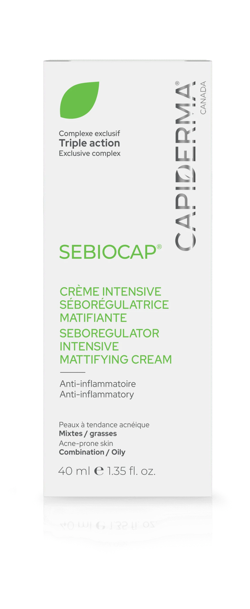 SEBIOCAP CREME SEBOREGULATRICE MATIF ANTI INFLAMATION 40 ML - Image 1