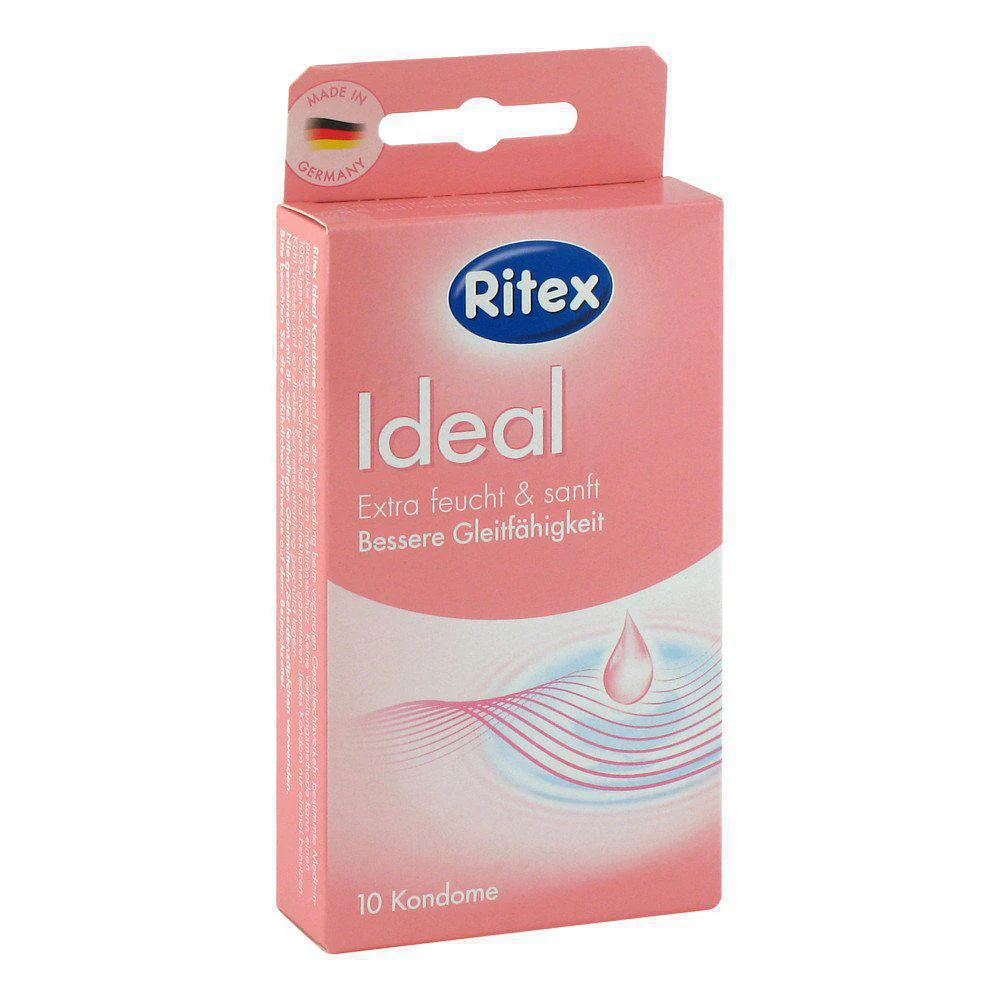PRESERVATIFS RITEX IDEAL EXTRA LUBRIFANT X 10 - Image 1
