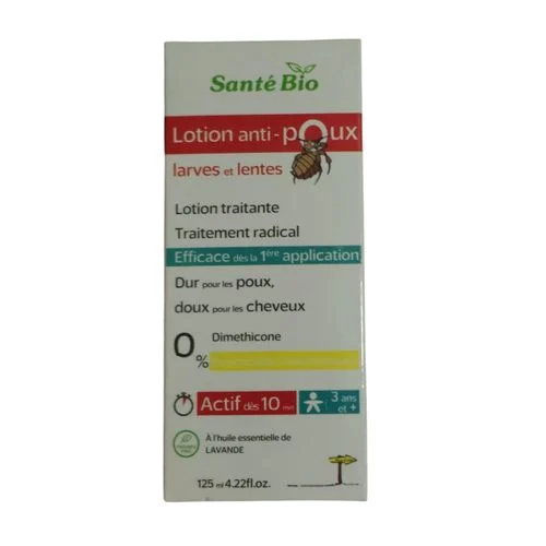 ANTI POUX LOTION 125 ML SANTE BIO
