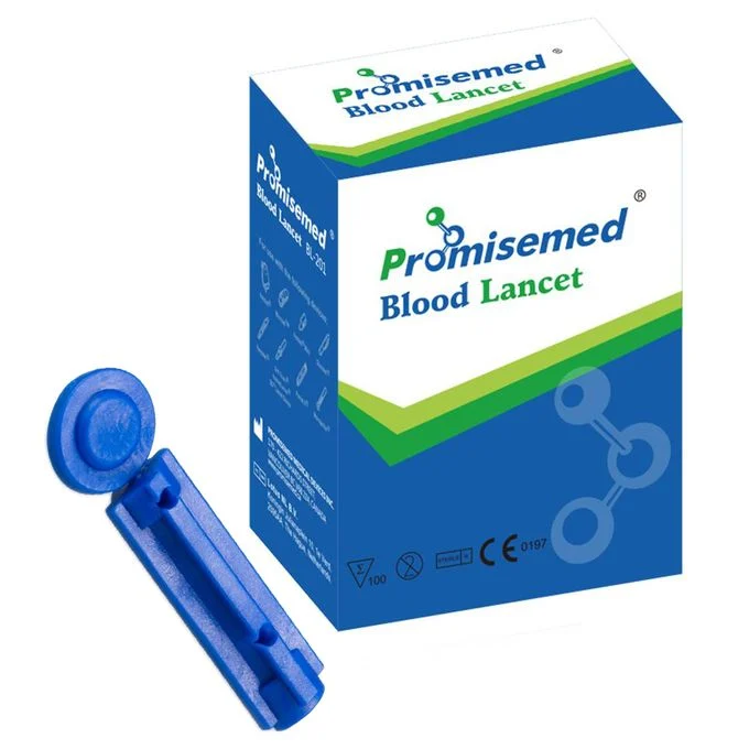 LANCETTES X 100 PROMISEMED BLEU (STANDARS) STS - Image 1