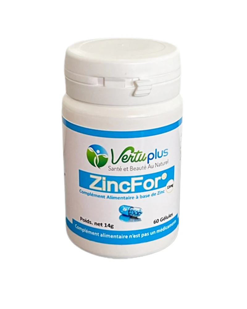 ZINC FORT 15 MG X 60 GELULES VERTUPLUS - Image 1