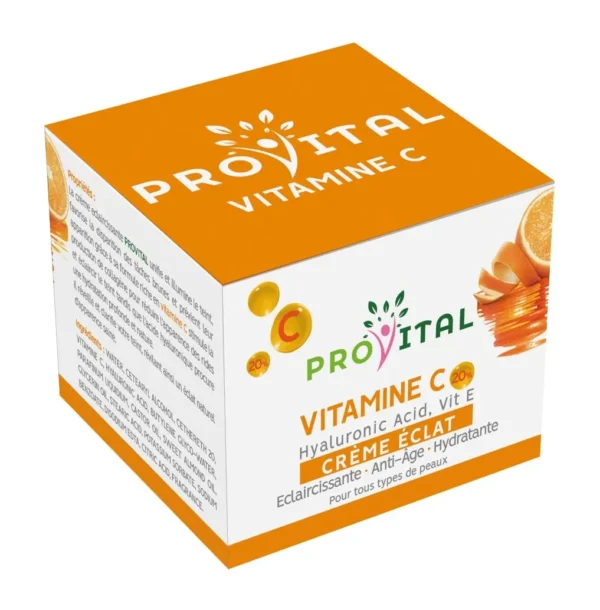 CREME ECLAT A BASE DE VITAMINE C 50 ML PROVITAL