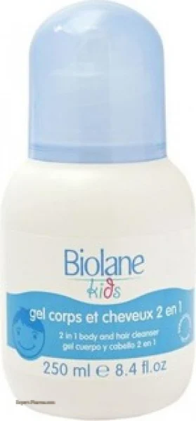 BIOLANE GEL CORPS CHEVEUX ENF 250ML