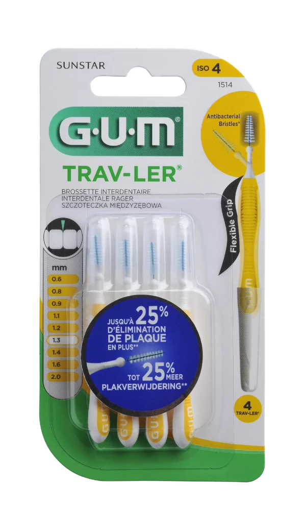 PROXABROSSE GUM CONIQ FINE / 1514 (1.3MM) JAUNE