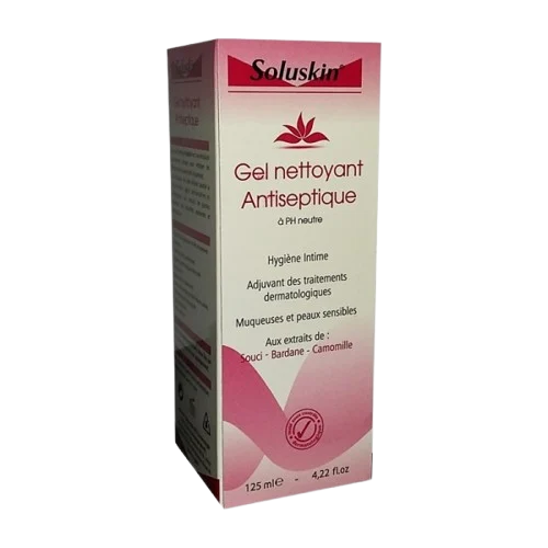 SOLUSKIN GEL NETTOYANT 125 ML LANTISEP