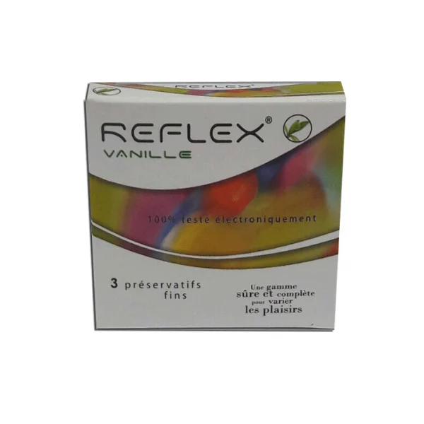PRESERVATIFS REFLEX X 3 VANILLE