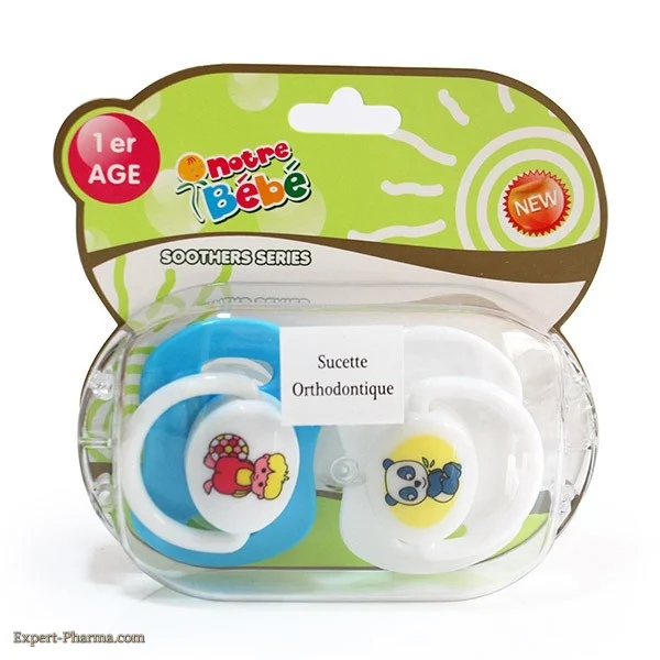 BIBI TETINE ORTHO SILI X 2  1ER AGE