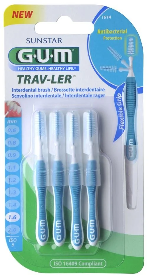 PROXABROSSE GUM CYLIND FINE / 1614 (1.6MM) BLEU FONCE