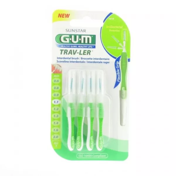 PROXABROSSE GUM CONIQ ULTR / 1414 (1.1MM) VERT
