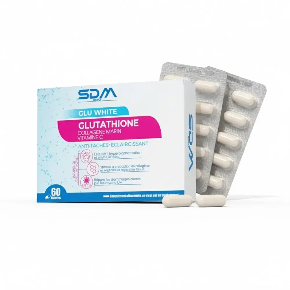 SDM GLU WHITE GLUTATHIONE 60 GELULES - Image 1