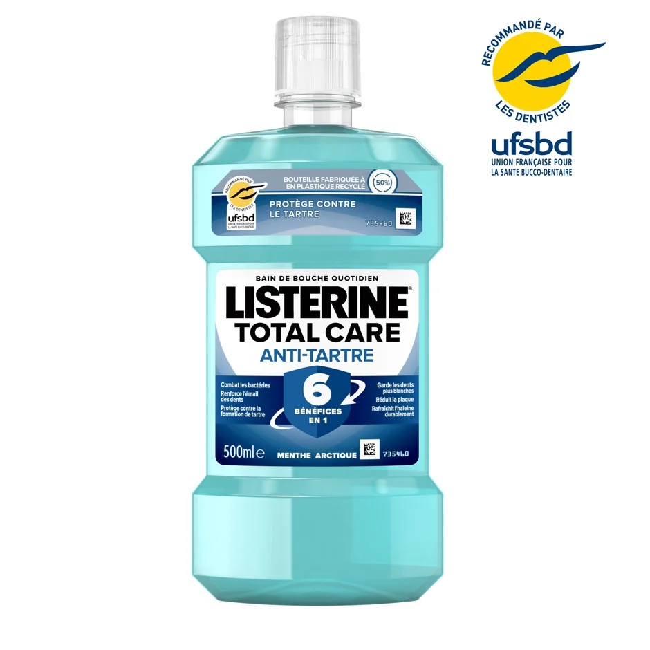 LISTERINE BAIN DE BOUCHE ANTI TARTE D&G 500 ML - Image 1