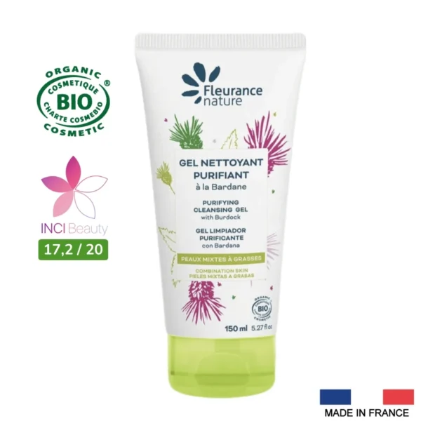 FLEURANCE NATURE GEL NETTOYANT PURIFIANT À LA BARDANE