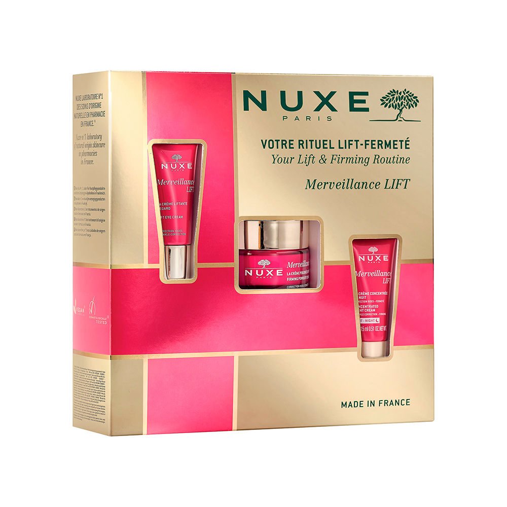 COFFRET NUXE MERVEILLANCE LIFT FERMETE ( CREME YEUX + CR NUIT+ CR POUDRE) - Image 1