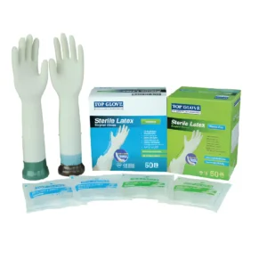 GANTS STERILES N° 7.5 TOP GLOVE (COMED)