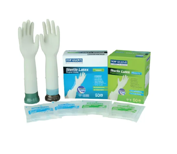 GANTS STERILES N° 7.5 TOP GLOVE (COMED)