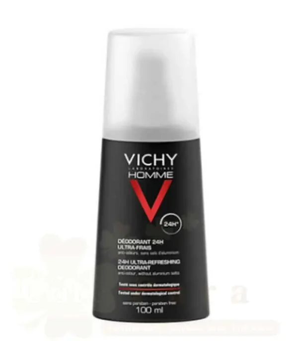 VICHY HOMME DEO VAPO ASSAINISSANT 24H ULTRA FRAIS 100 ML