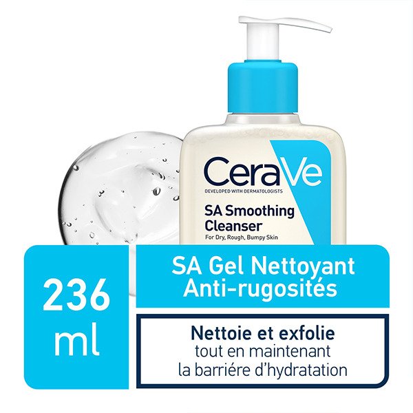 CERAVE SA GEL ANTI RUGOSITES 236 ML MOUSSANT