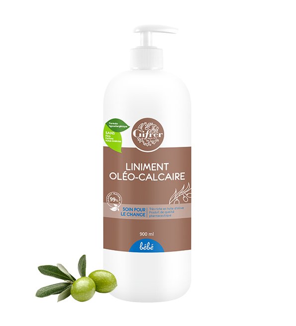 LINIMENT OLEO-CALCAIRE HUILE OLIVE EXTRA FL POMPE 1 LITRE