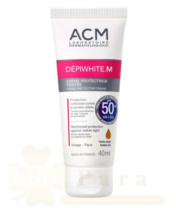 DEPIWHITE M ECRAN SPF 50+ 40 ML TEINTE DORÉE - Image 1