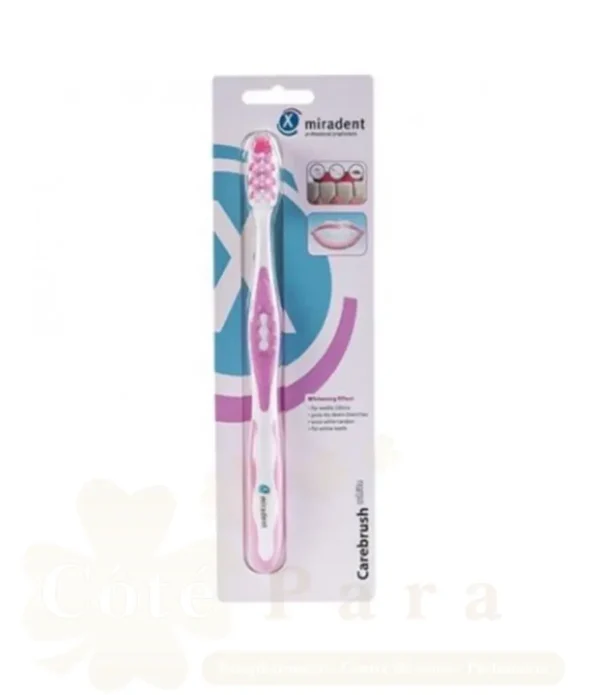 BAD MIRADENT AD CAREBRUSH WHITE ROSE
