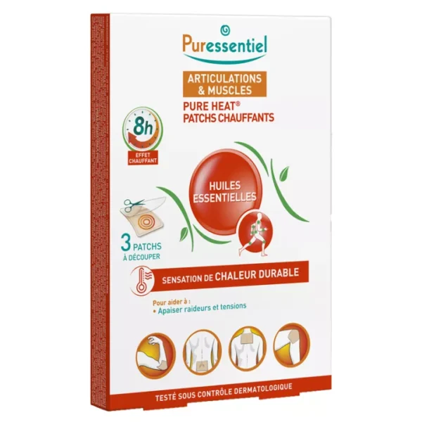 PURESSENTIEL ARTICUL & MUS PATCHS CHAUFFANTS