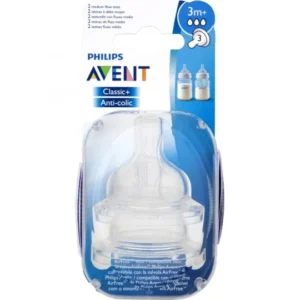 AVENT TETINES CLASSIQUE 3M+ /BLEU  633/27