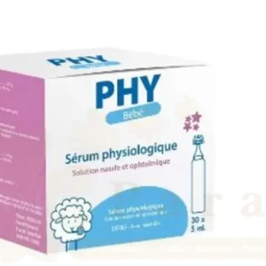 SERUM PHYSIOLOGIQUE PHY 5 ML BTE DE 30