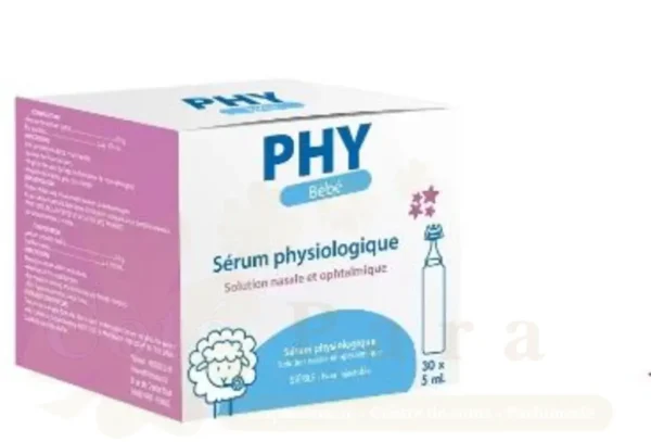 SERUM PHYSIOLOGIQUE PHY 5 ML BTE DE 30