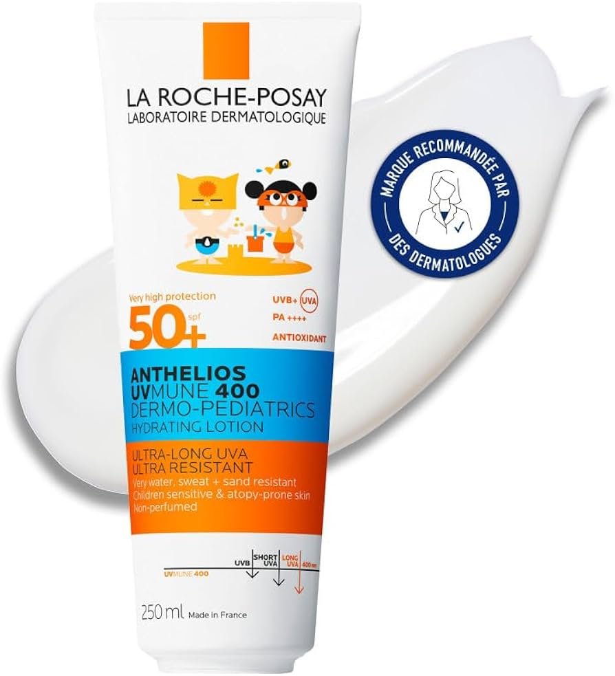 ANTHELIOS ECRAN SPF50+ DERMO PEDIATRIQUE 200 ML  LAIT ULTRA LONG - Image 1