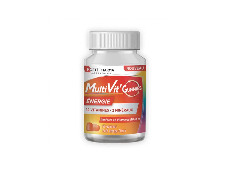 MULTI VIT GUMMIES ENERGIE 60 GELULES FORTE PHARMA - Image 1