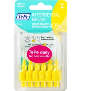 TEPE IDB ORIGINAL JAUNE 0.7 MM TAILLE 4-6 PCS