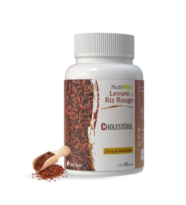 LEVURE DE RIZ ROUGE 60 GELULES NUTRIMAX