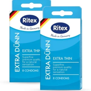 PRESERVATIFS RITEX EXTRA THIN FOR A NATURAL FEELING X 8