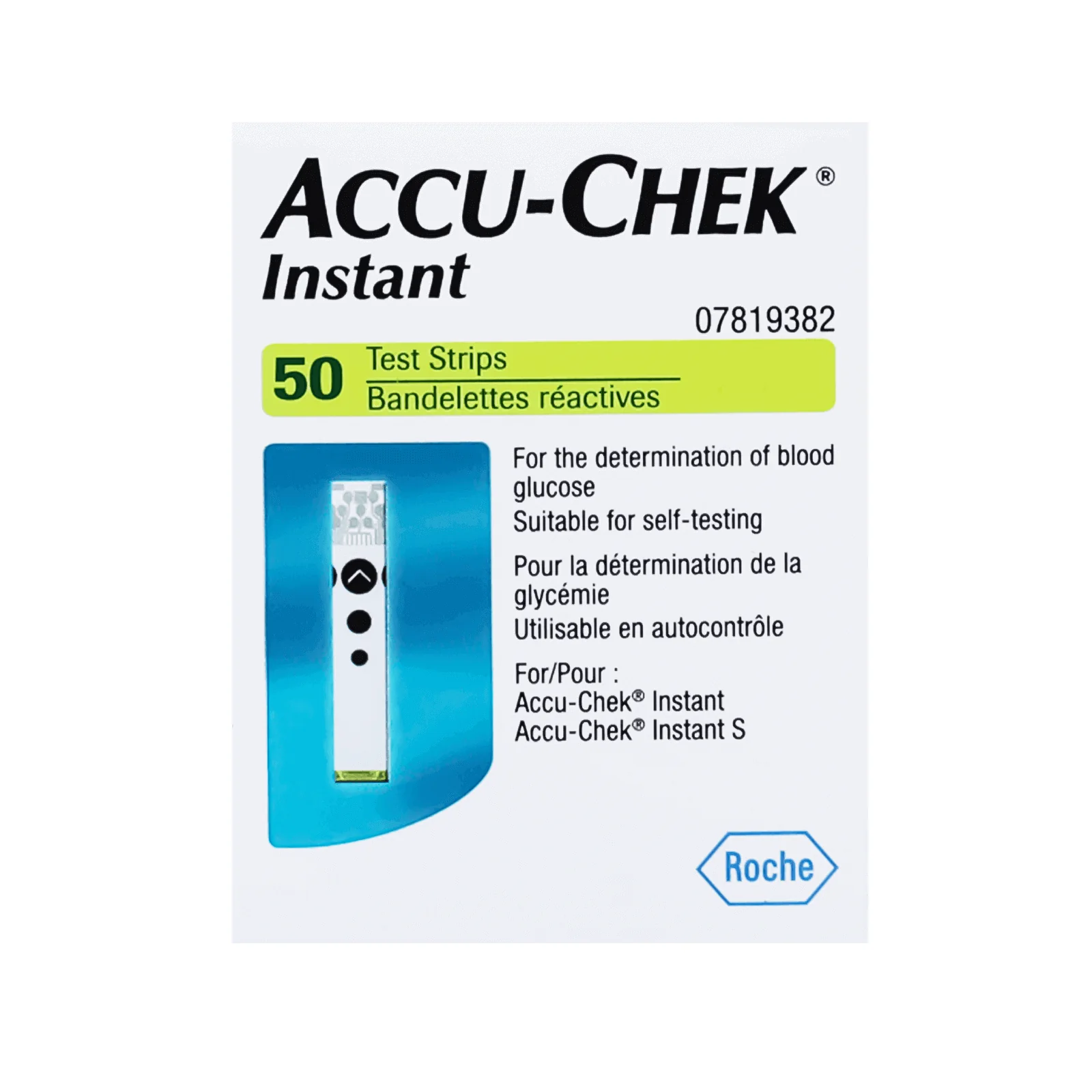 BANDELETTE ACCUCHEK INSTANT X 50 UNITES - Image 1