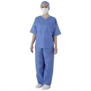 CASAQUE N-TISSE BLEU 10PCS