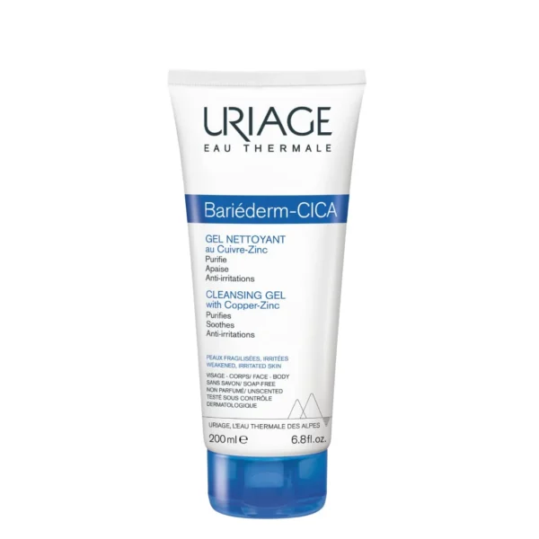 BARIEDERM CICA GEL NETTOYANT 200 ML
