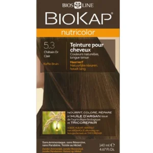 BIOKAP NUTRICOLOR 5.3 (140 ML) CHATAIN OR CLAIR