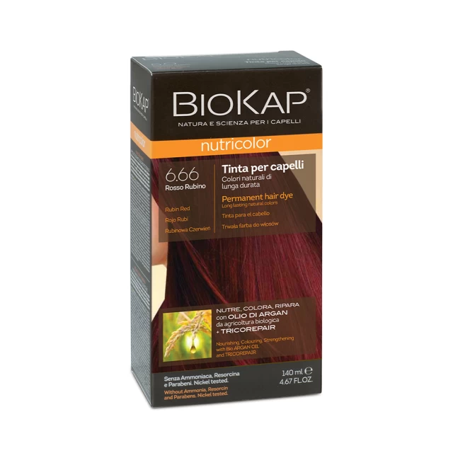 BIOKAP NUTRICOLOR 6.66 (140 ML) ROUGE RUBIS - Image 1