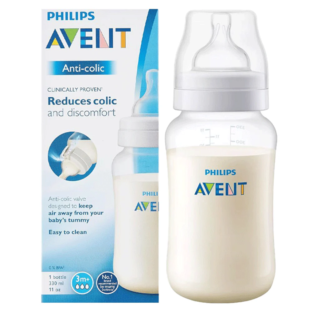 AVENT BIB ANTI COLIQUE 330ML 816/61 - Image 1