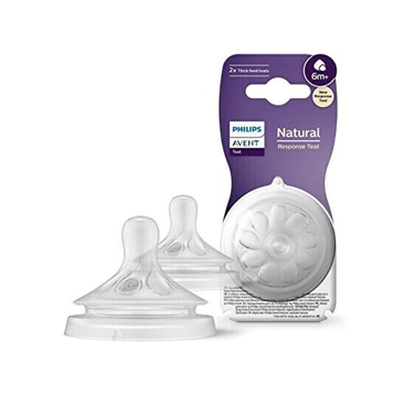 AVENT TETINES NATURAL 6M+ * 2 PIECES  966/02