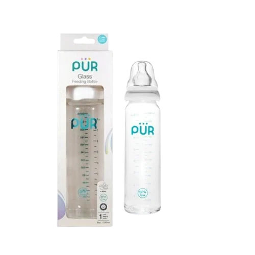 PUR BIBERON EN VERRE 240 ML