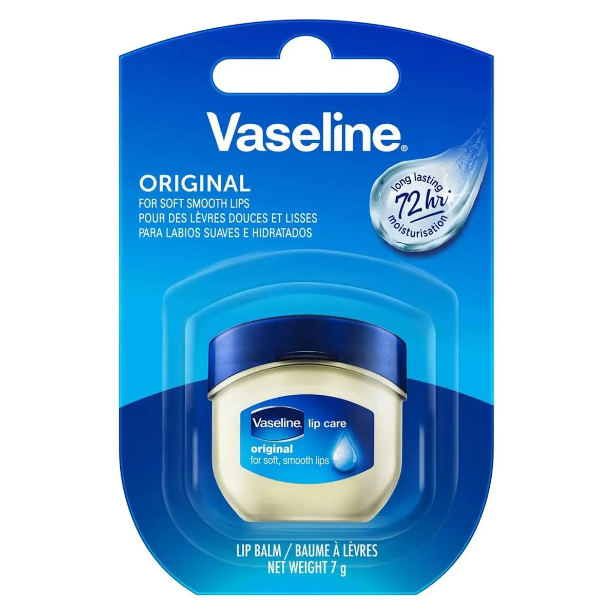 VASELINE BAUME À LEVRE CARE ORIGINAL 7GR - Image 1