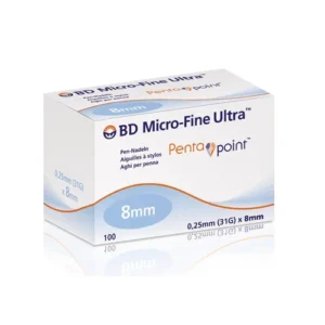 AIGUILLES 8 MM BD MICRO-FINE PLUS  X 100 MY PENTA POINT