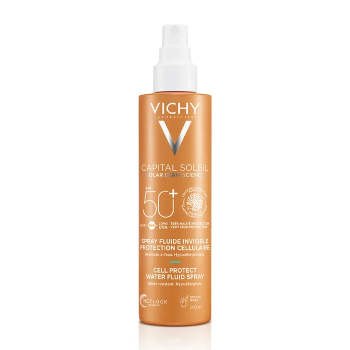 VICHY ECRAN 50+ SPRAY FLUIDE SPF 50+PROTEC CELLULAIRE 200 ML - Image 1