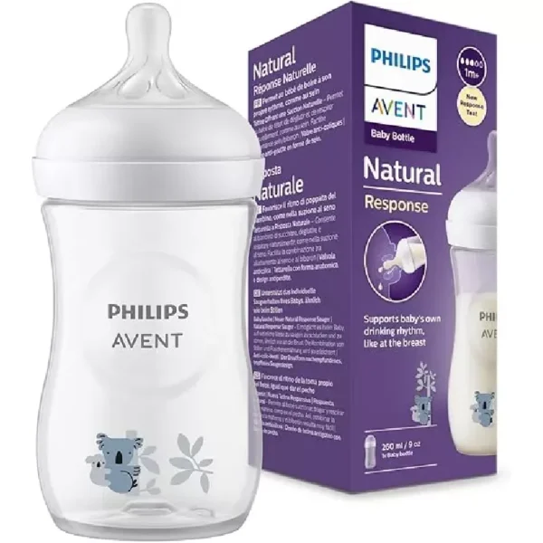 AVENT BIB NATURAL 3.0 TEAT 1M+ 260 ML DECORE KOALA 903/67
