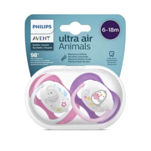 AVENT SUCETTES ORTHO 6-18 MOIS GRL PENG 080/08