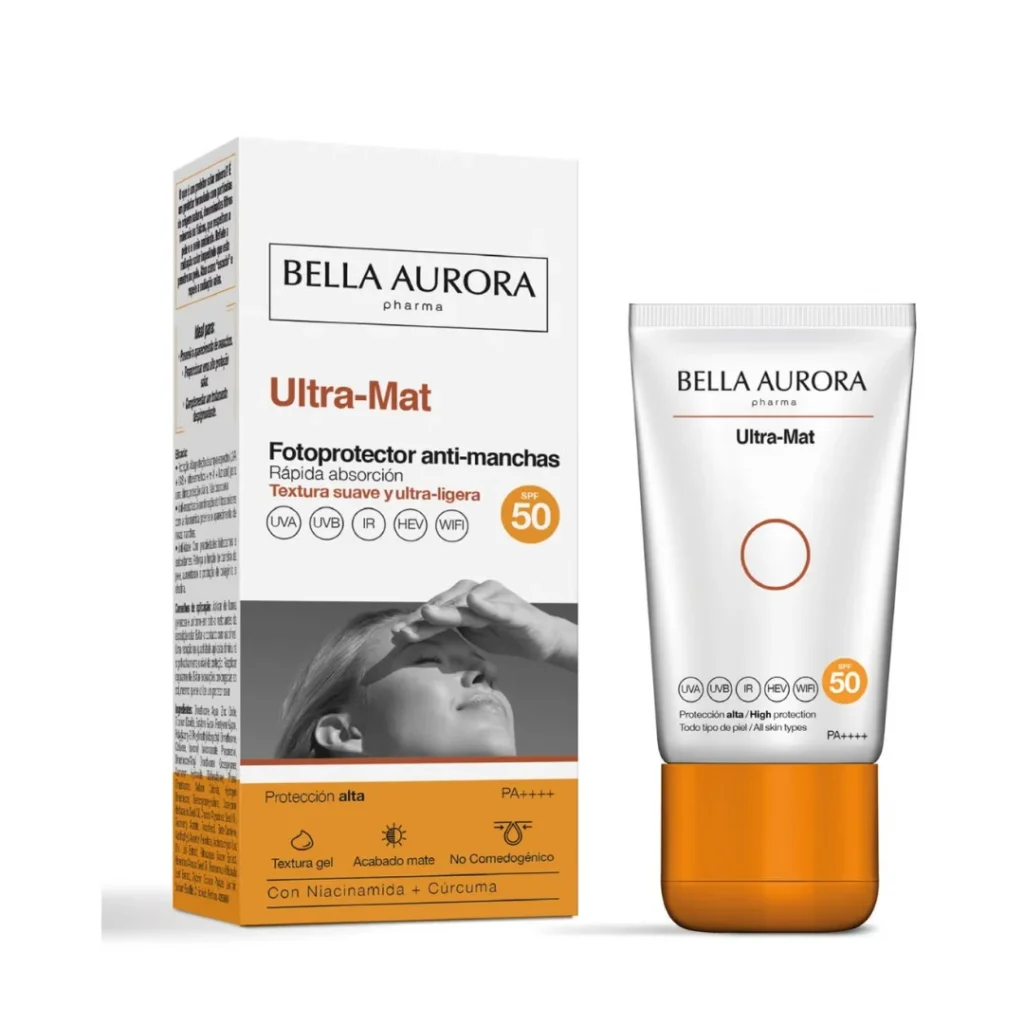 BELLA AURORA ECRAN SOLAIRE ULTRA MAT GEL SPF50 50 ML