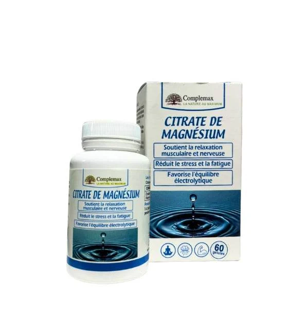 CITRATE DE MAGNESIUM 60 GELULES COMPLEMAX