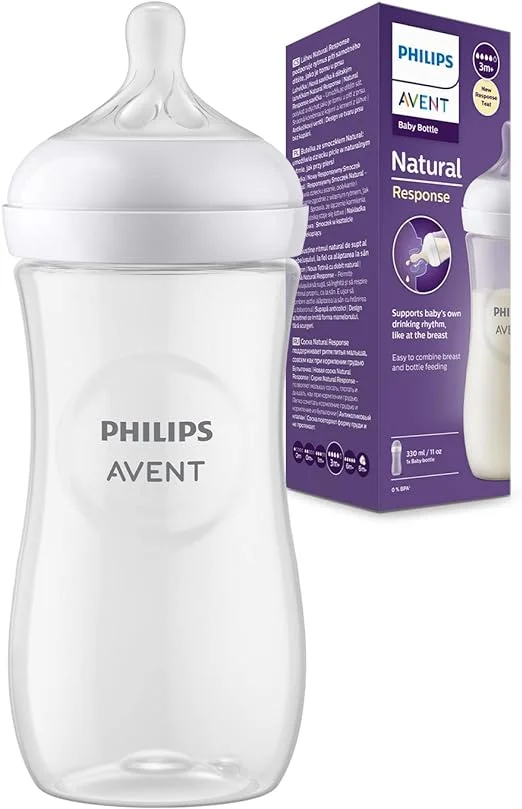 AVENT BIB NATURAL 3.0 TEAT 3M+ 330 ML 2 PIECES 906/02