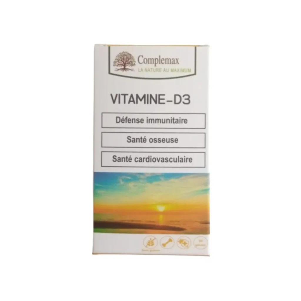 VITAMINE D3 X 60 GELULES  COMPLEMAX